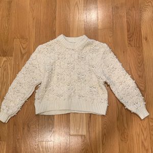 Zara pearl sweater